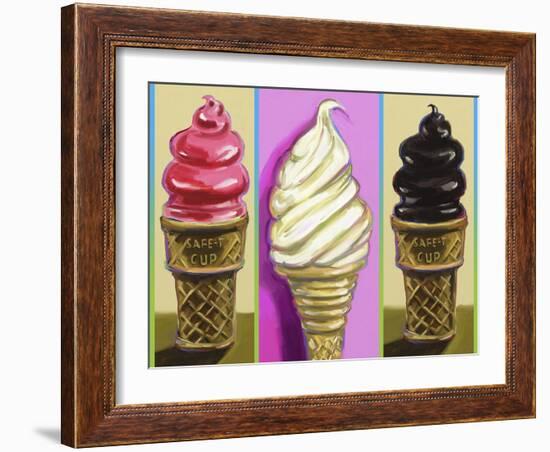 Pop Cones-Howie Green-Framed Giclee Print