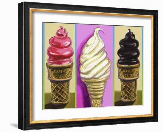 Pop Cones-Howie Green-Framed Giclee Print