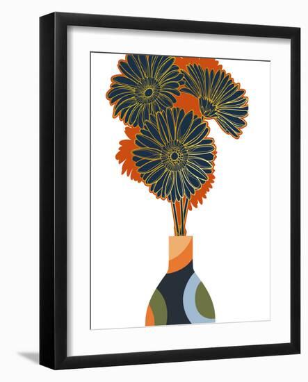 Pop Daisies-Jesse Keith-Framed Art Print