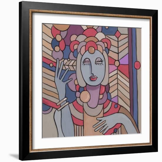 Pop Deco Lady 512-Howie Green-Framed Giclee Print