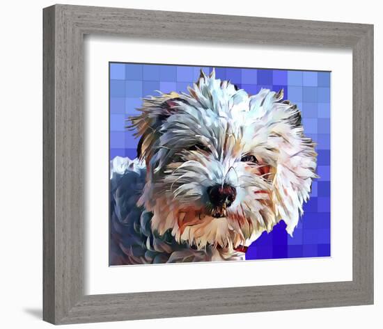 Pop Dog V-Kim Curinga-Framed Art Print