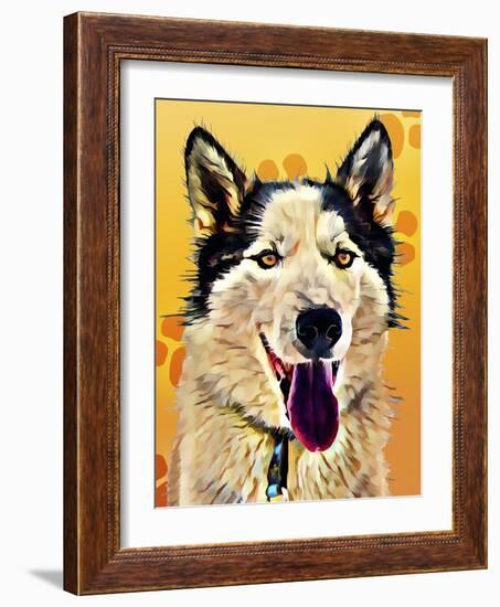 Pop Dog XIII-Kim Curinga-Framed Art Print