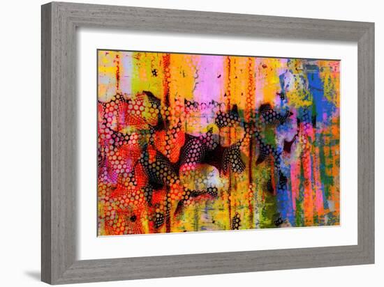 Pop Drip III-Ricki Mountain-Framed Art Print