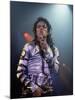 Pop Entertainer Michael Jackson Singing at Event-David Mcgough-Mounted Premium Photographic Print