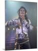 Pop Entertainer Michael Jackson Singing at Event-David Mcgough-Mounted Premium Photographic Print