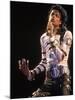 Pop Entertainer Michael Jackson Singing at Event-David Mcgough-Mounted Premium Photographic Print