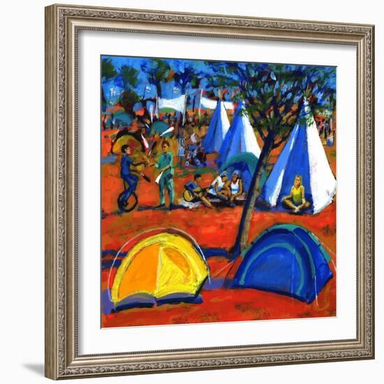 Pop festival, 2008-Paul Powis-Framed Giclee Print