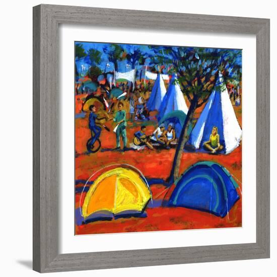 Pop festival, 2008-Paul Powis-Framed Giclee Print