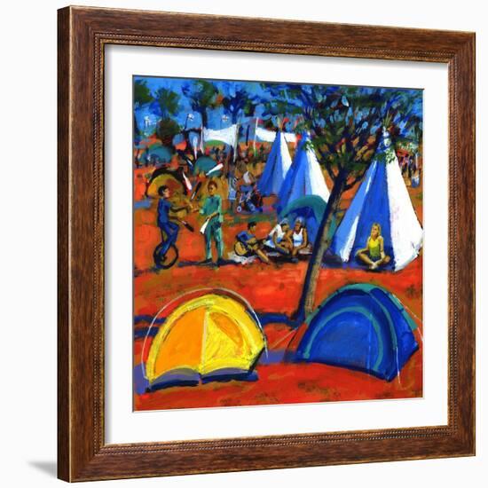 Pop festival, 2008-Paul Powis-Framed Giclee Print