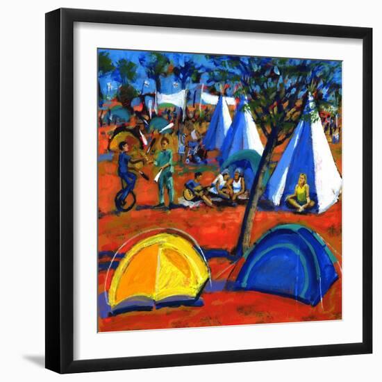 Pop festival, 2008-Paul Powis-Framed Giclee Print