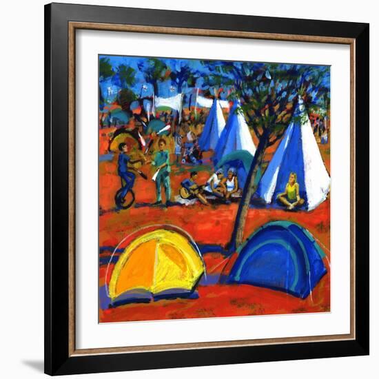 Pop festival, 2008-Paul Powis-Framed Giclee Print