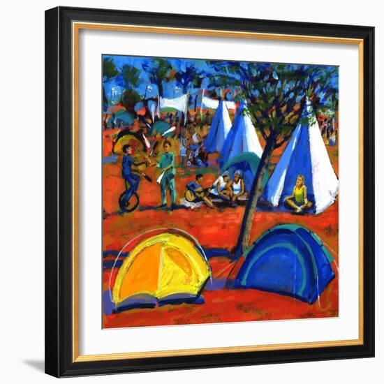 Pop festival, 2008-Paul Powis-Framed Giclee Print