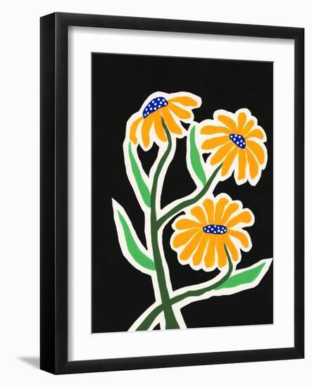 Pop Flowers I-Regina Moore-Framed Art Print