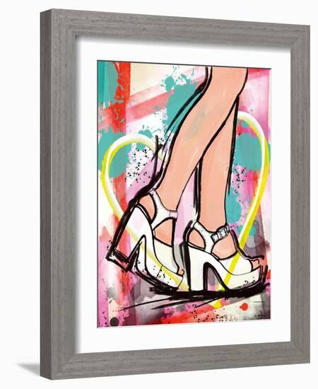 Pop Glam Platform-Stella Chang-Framed Art Print