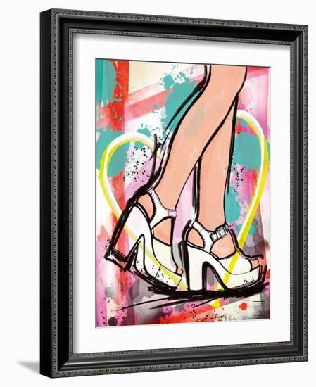 Pop Glam Platform-Stella Chang-Framed Art Print