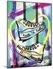 Pop Glam Topper Sneaker-Stella Chang-Mounted Art Print