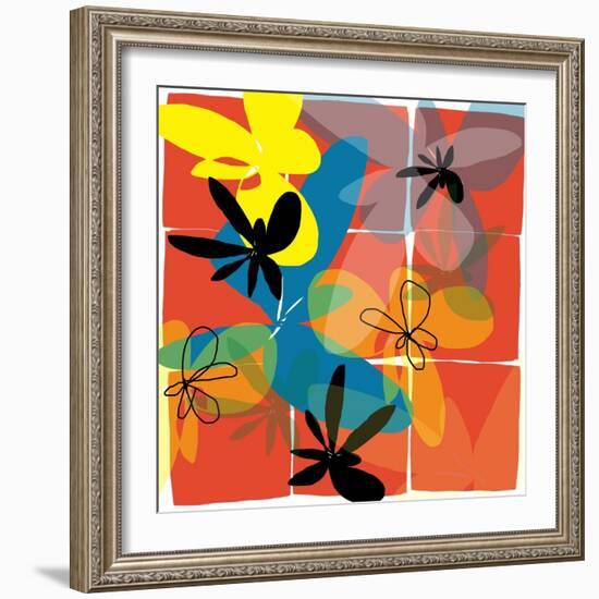 Pop Goes Space Three-Jan Weiss-Framed Premium Giclee Print