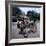 Pop Group Jackson Five: Jackie, Parents Joe and Katherine, Marlon, Tito, Jermaine and Michael-John Olson-Framed Premium Photographic Print