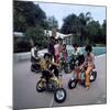 Pop Group Jackson Five: Jackie, Parents Joe and Katherine, Marlon, Tito, Jermaine and Michael-John Olson-Mounted Premium Photographic Print