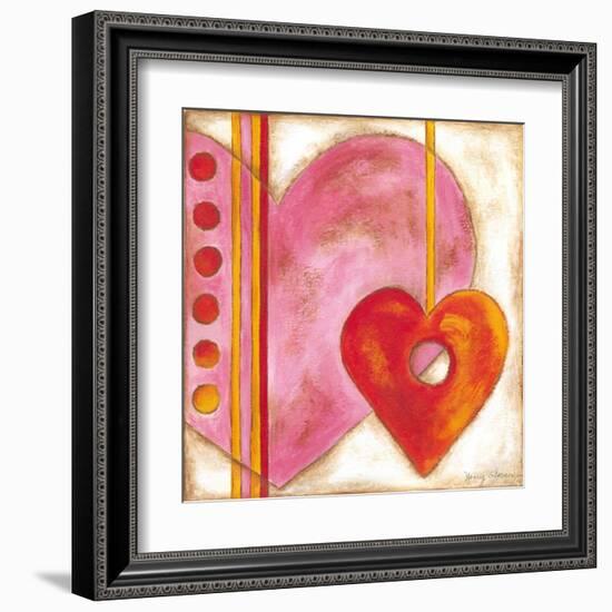 Pop Hearts III-Nancy Slocum-Framed Art Print