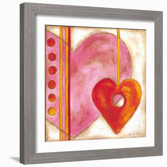 Pop Hearts III-Nancy Slocum-Framed Art Print