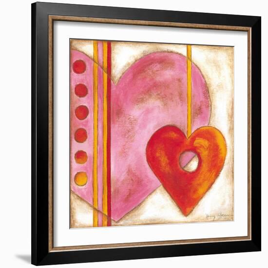 Pop Hearts III-Nancy Slocum-Framed Art Print