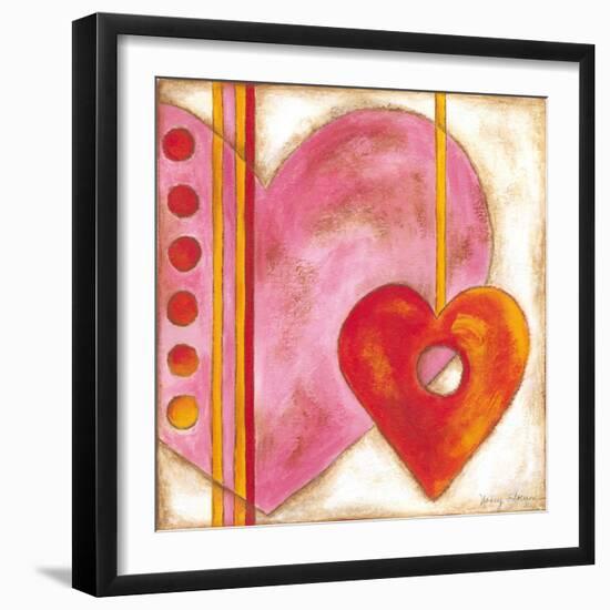 Pop Hearts III-Nancy Slocum-Framed Art Print