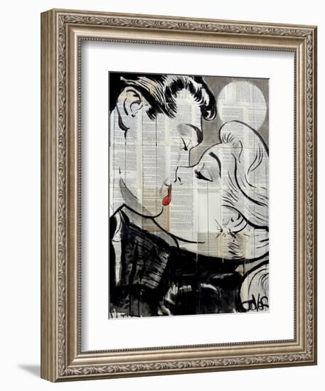 Pop Kiss-Loui Jover-Framed Art Print