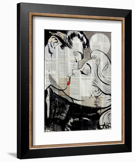 Pop Kiss-Loui Jover-Framed Art Print