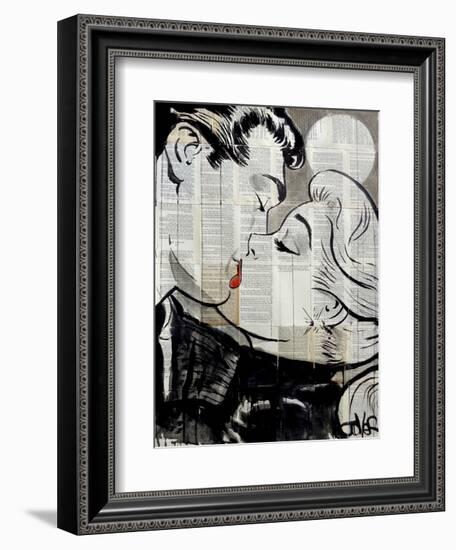 Pop Kiss-Loui Jover-Framed Art Print