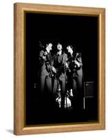 Pop Music Group the Beatles in Concert Paul McCartney, John Lennon, George Harrison-Ralph Morse-Framed Premier Image Canvas