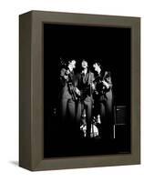 Pop Music Group the Beatles in Concert Paul McCartney, John Lennon, George Harrison-Ralph Morse-Framed Premier Image Canvas