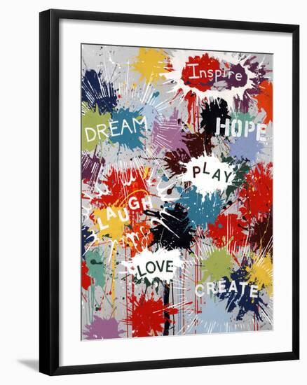 Pop of Inspiration-Sydney Edmunds-Framed Giclee Print