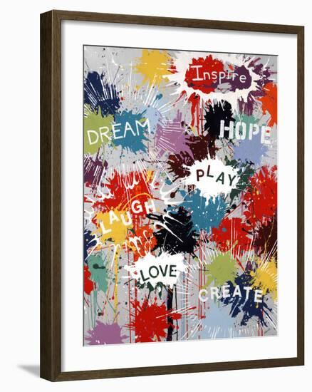 Pop of Inspiration-Sydney Edmunds-Framed Giclee Print