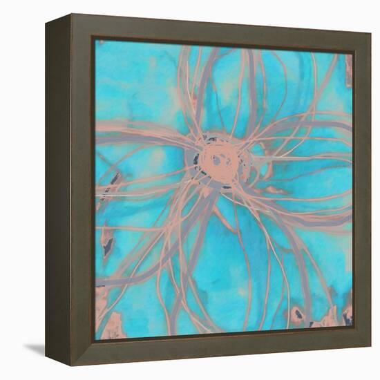 Pop Petal V-Ricki Mountain-Framed Stretched Canvas