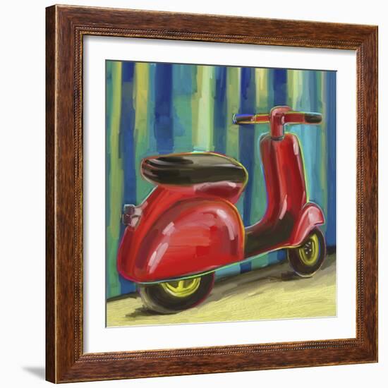 Pop Scooter-Howie Green-Framed Giclee Print