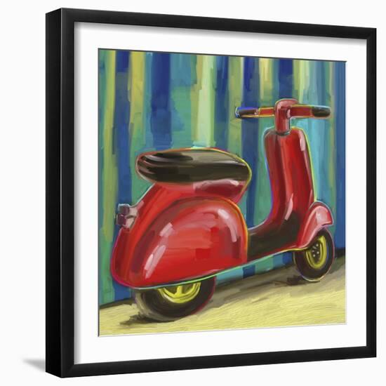 Pop Scooter-Howie Green-Framed Giclee Print