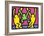 Pop Shop (Family)-Keith Haring-Framed Giclee Print