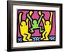 Pop Shop (Family)-Keith Haring-Framed Giclee Print