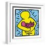 Pop Shop (Mother and Baby)-Keith Haring-Framed Art Print