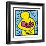 Pop Shop (Mother and Baby)-Keith Haring-Framed Art Print