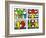 Pop Shop Quad I, c.1987-Keith Haring-Framed Art Print