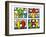 Pop Shop Quad I, c.1987-Keith Haring-Framed Art Print