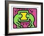 Pop Shop (TV)-Keith Haring-Framed Art Print