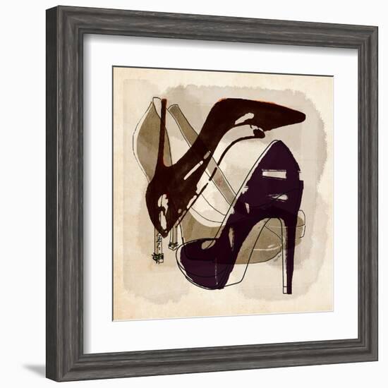 Pop Soles-Katie York-Framed Art Print