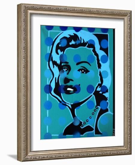 Pop Spots-Abstract Graffiti-Framed Premium Giclee Print