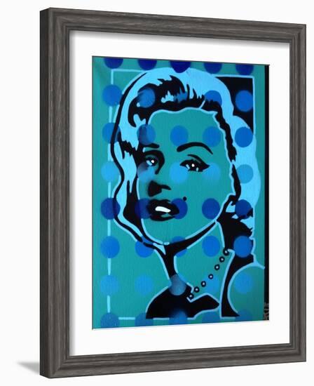 Pop Spots-Abstract Graffiti-Framed Premium Giclee Print