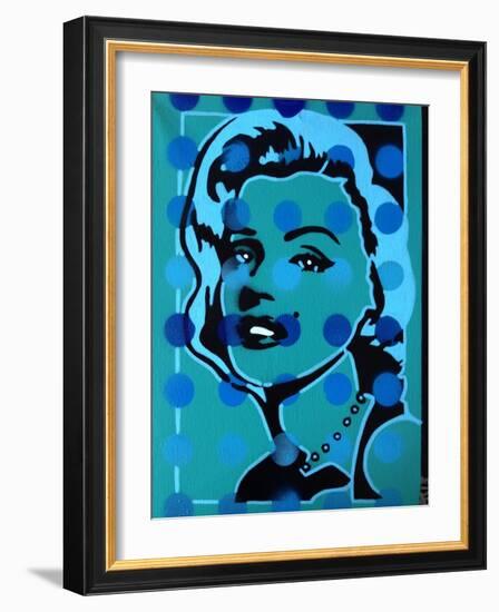 Pop Spots-Abstract Graffiti-Framed Premium Giclee Print