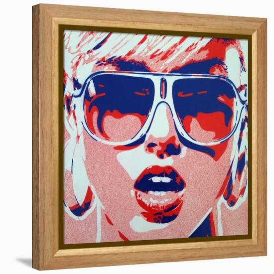 Pop Star 3-Abstract Graffiti-Framed Premier Image Canvas