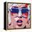 Pop Star 3-Abstract Graffiti-Framed Premier Image Canvas